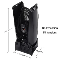 WAYMARK S6-PRO Table Tennis Robot Trainer with Net & 100 Balls Black
