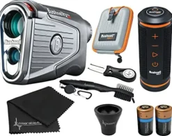 Wearable4U Bushnell Pro X3 Laser Golf Rangefinder Bundle Black