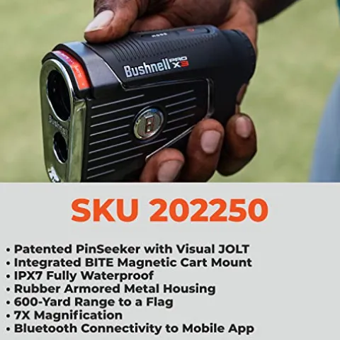 Wearable4U Bushnell Pro X3 Laser Golf Rangefinder Bundle +Golf Tools+Towel+CR2