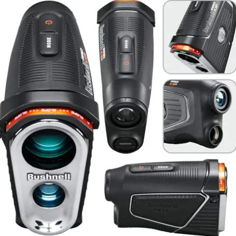 Wearable4U Bushnell Pro X3+ Plus Laser Golf Rangefinder MPN 202450 with Towel Bundle Blue