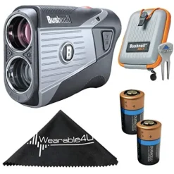 Wearable4U Bushnell Tour V5 Patriot Pack Laser Golf Rangefinder +Extra Battery