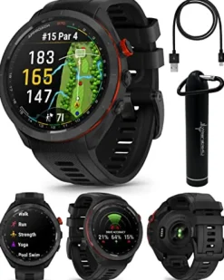 Wearable4U Garmin Approach S70 Golf Smartwatch Black + E-bank