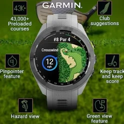 Wearable4U Garmin Approach S70 Golf Smartwatch Gray