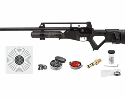 Wearable4U Hatsan Blitz Full Auto PCP .25 Cal Air Rifle Bundle with 150 Pellets & 100 Targets