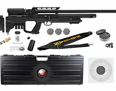 Wearable4U Hatsan Gladius Long .177 Cal Air Rifle Bundle with 500 Pellets and 100 Targets