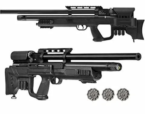 Wearable4U Hatsan Gladius Long .177 Cal Air Rifle Bundle with 500 Pellets and 100 Targets