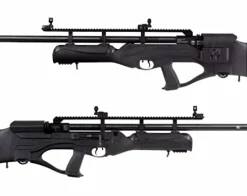 Wearable4U Hatsan Hercules Bully .35 Cal Air Rifle Bundle with 100 Pellets and Targets Black