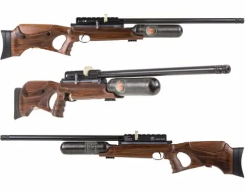 Wearable4U Hatsan NeutronStar .22 Cal PCP Air Rifle Bundle with 250 Pellets and 100 Paper Targets