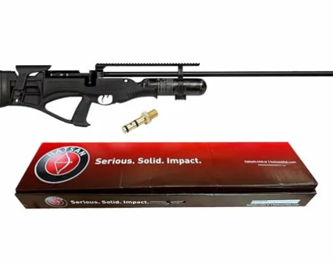 Wearable4U Hatsan Piledriver Bullpup .62 Cal PCP Air Rifle Bundle with Lens Cleaning Cloth and Slugs