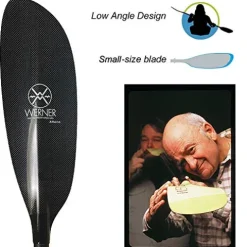 Werner Athena Performance Core Bent Shaft Carbon Kayak Paddle 230cm