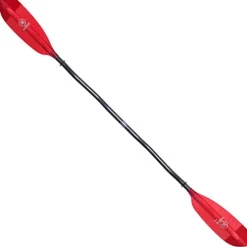 Werner Camano Fiberglass Touring Sea Kayak Paddle Red