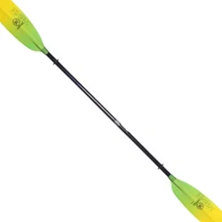 Werner Camano 4-Piece Fiberglass Straight Shaft Kayak Paddle Gradient Citrus