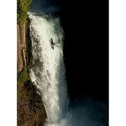 Werner Paddles Powerhouse Fiberglass 4-Piece Breakdown Kayak Paddle Translucent Red