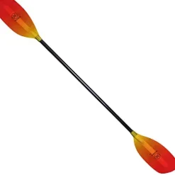 Werner Paddles Surge Fiberglass Bent Shaft Kayak Paddle Gradient Blaze