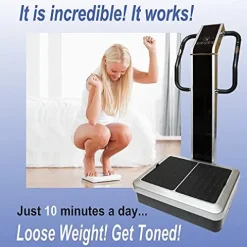 Whole Body Vibration Machine – Dual Motor Commercial Dual Motor Large Vibrating Platform USB Programmable