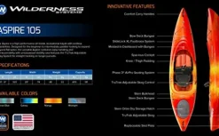 Wilderness Systems Aspire 105 Recreational Kayak Galaxy
