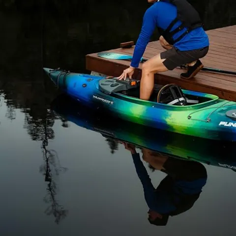 Wilderness Systems Pungo 105 Sit Inside Recreational Kayak Purple Dawn