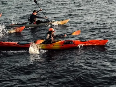 Wilderness Systems Tsunami 140 Touring Kayak Breeze Blue