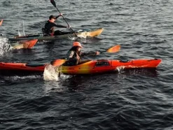 Wilderness Systems Tsunami 140 Sit Inside Touring Kayak with Rudder Purple Dawn