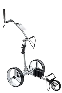 WINGS CADDY Golf Push Cart Remote Control Electric Silver Body