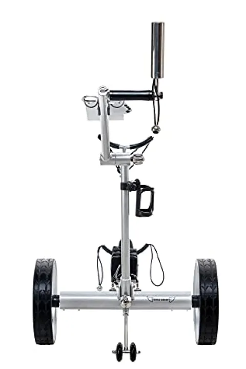 WINGS CADDY Golf Push Cart Remote Control Electric Silver Body