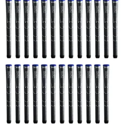 Winn Dri-Tac Midsize (+1/16 Inch) Dark Gray 25 Piece Golf Grip Bundle by Winn