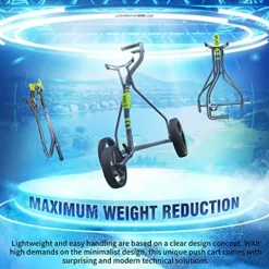 WishboneGolf Wishbone One Golf Push Cart Lime