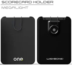 WishboneOne Golf Trolley Push-Pull Cart Megalite 3 Wheel Black