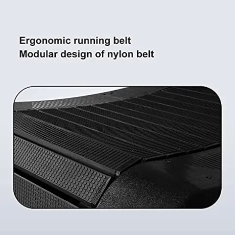 WOLFMATE Fitness Curved Treadmill Air Runner Black