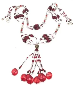 WORLDMARTSHOPPING WMS Shango Set Batea de Madera Decorada Cherry