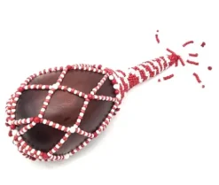 WORLDMARTSHOPPING WMS Shango Set Batea de Madera Decorada Cherry