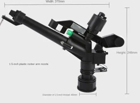 WOVSTNOV 50Pcs 1.5 Inch Adjustable Plastic Watering Spray Gun