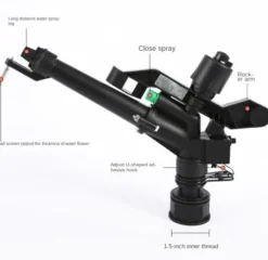 WOVSTNOV 50Pcs 1.5 Inch Adjustable Plastic Watering Spray Gun