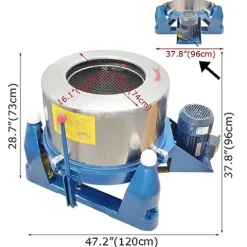 WYDDDARY Industrial Centrifuge 2200W Solid-Liquid Separator 960rpm 220V
