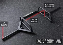 XM Xtreme Monkey Fitness 21″ Step Through Olympic & Weightlifting Hex/Trap Bar
