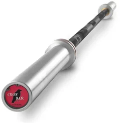 XMark Black Diamond Olympic Barbell 365 lb Set with Crowbar 7′ Olympic Bar