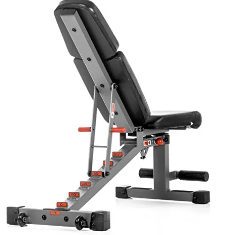 XMark Two Tier Heavy Duty Steel Dumbbell Rack with 380 lb Set, Bench