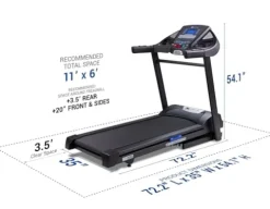 XTERRA Fitness TR300 Folding Treadmill Black