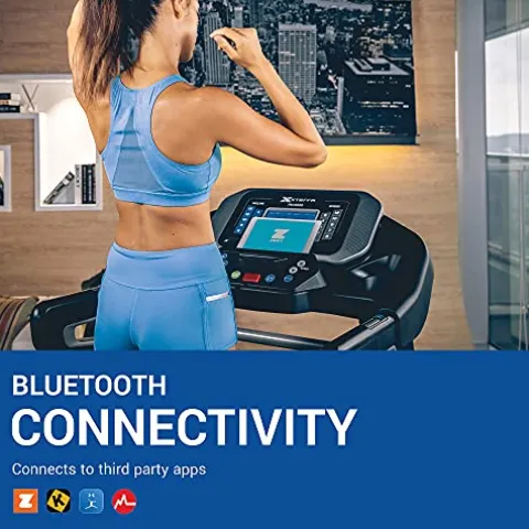 XTERRA Fitness TRX4500 Portable Treadmill Black Silver