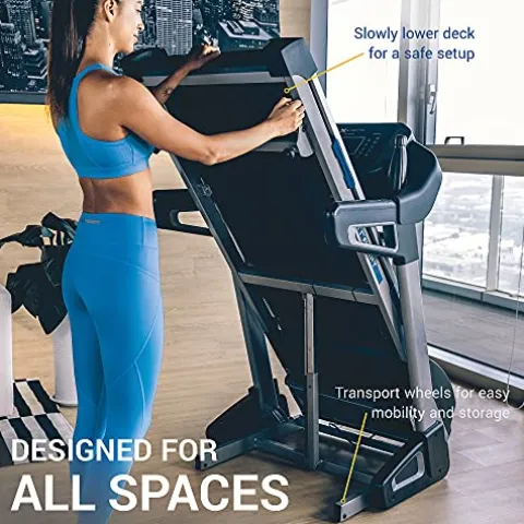 XTERRA Fitness TRX4500 Portable Treadmill Black Silver