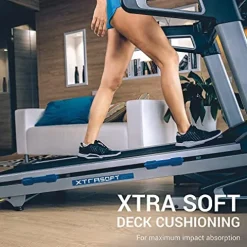 XTERRA Fitness TRX4500 Portable Treadmill Black Silver