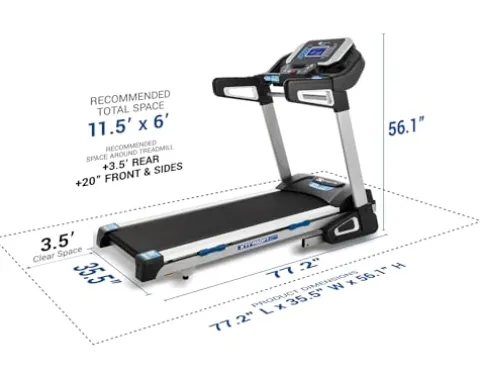 XTERRA Fitness TRX4500 Portable Treadmill Black Silver