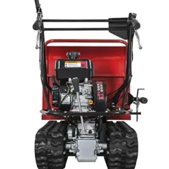 XtremepowerUS All-Terrain Track Barrow Gas Powered 6.5hp Utility Cart Red