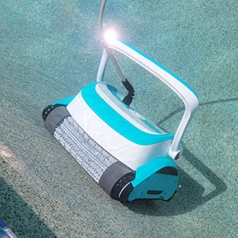 XtremepowerUS Automatic Robotic Pool Cleaner with Extra-Large Filter Basket, White