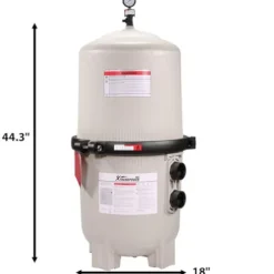 XtremepowerUS DE Pool Filter 60 Sq Ft 120 GPM for In-Ground Pool & Spa