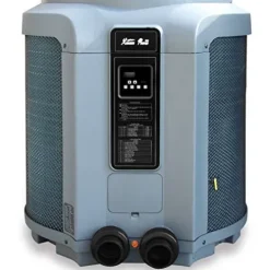 XtremepowerUS Heat Pump Titanium Super Quiet Swimming Pool Heater Gray