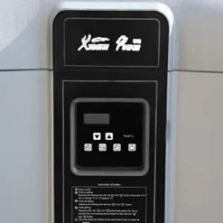 XtremepowerUS Heat Pump Titanium Super Quiet Swimming Pool Heater Gray