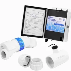 XtremepowerUS Pool Chlorine Generator Salt Chlorinator White