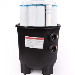 XtremepowerUS Pro-Series Pool Cartridge Filter In-Ground Swimming Pool and Spa Filter System Black