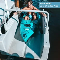 YAKport Kayak Launch Station for Low-Profile Floating Docks Tan